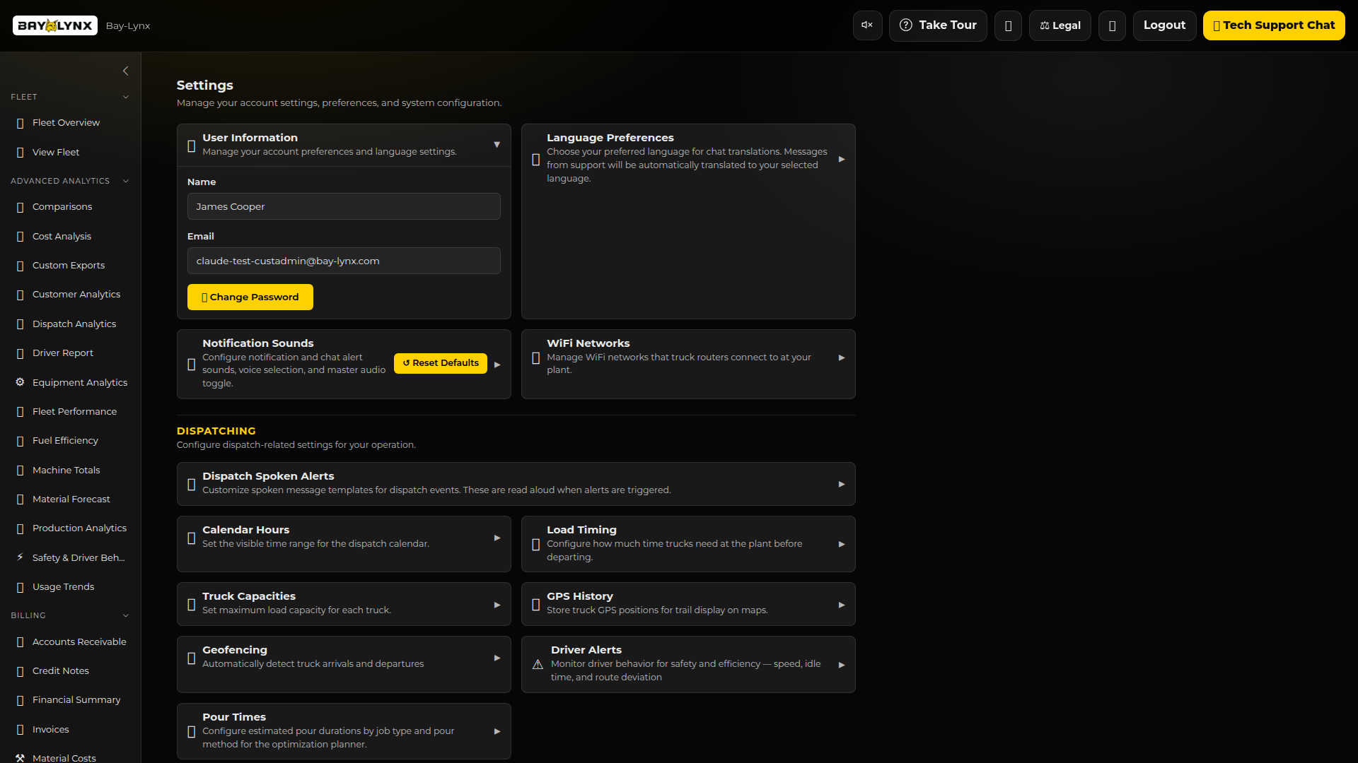 Account Settings & Security